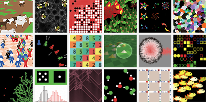 Illustration of agents, networks and synthetic data flows for agent-based modelling
