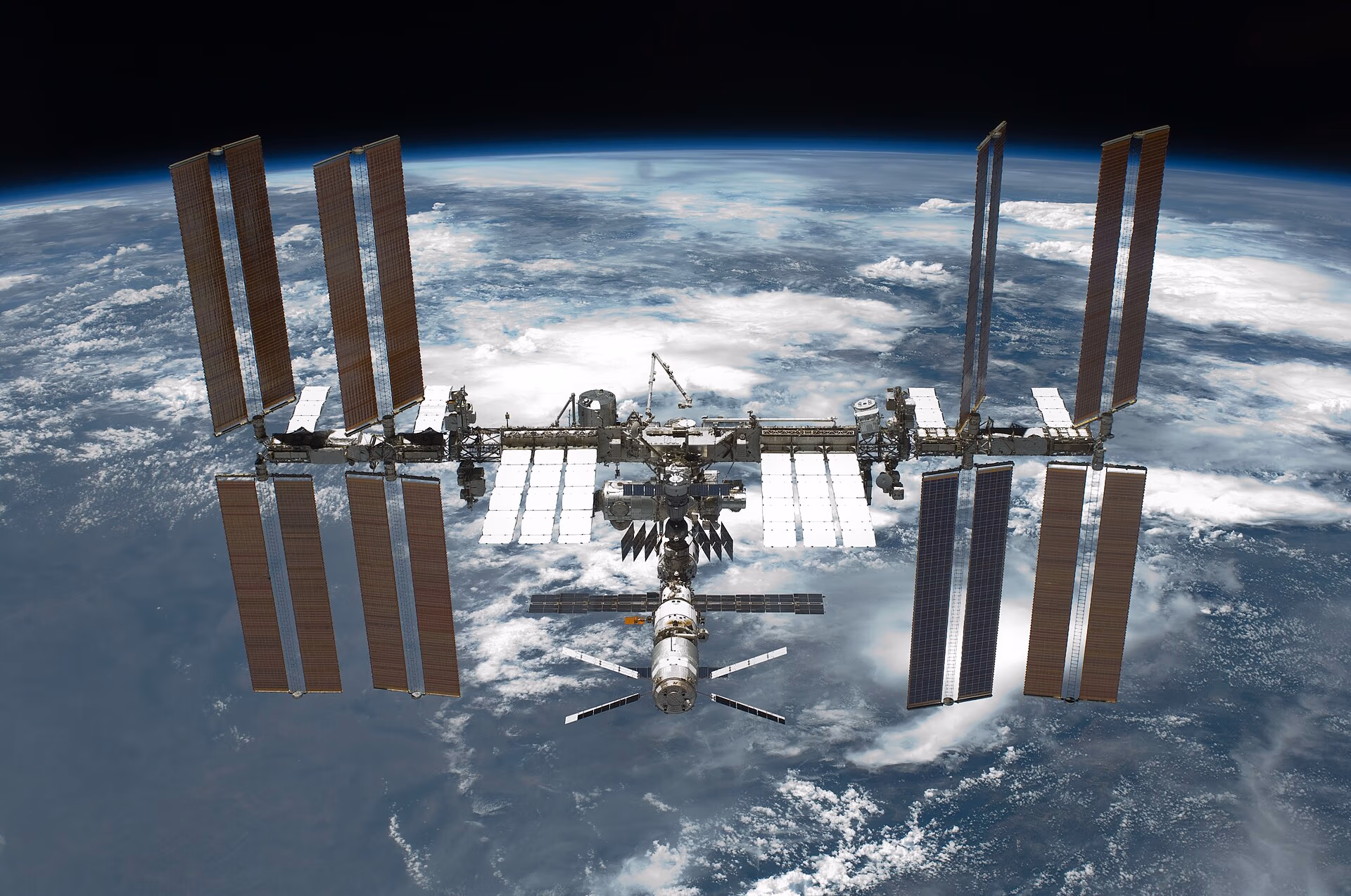 La Station spatiale internationale en orbite