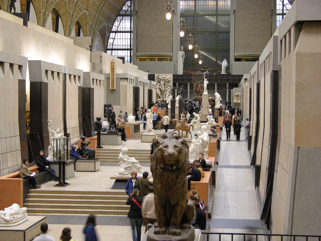Sala interior del Musée d’Orsay en París