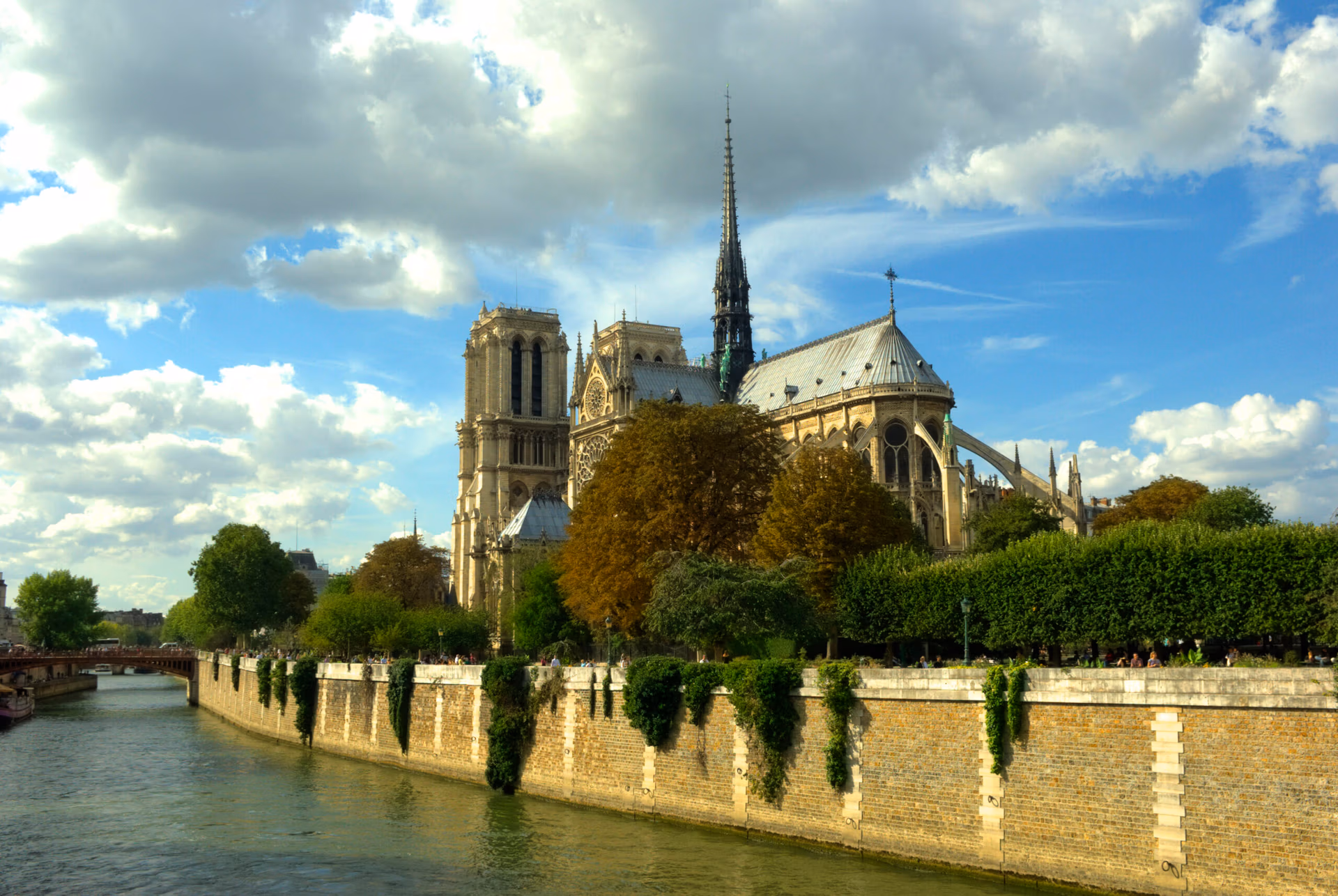 Notre-Dame y el Sena en París