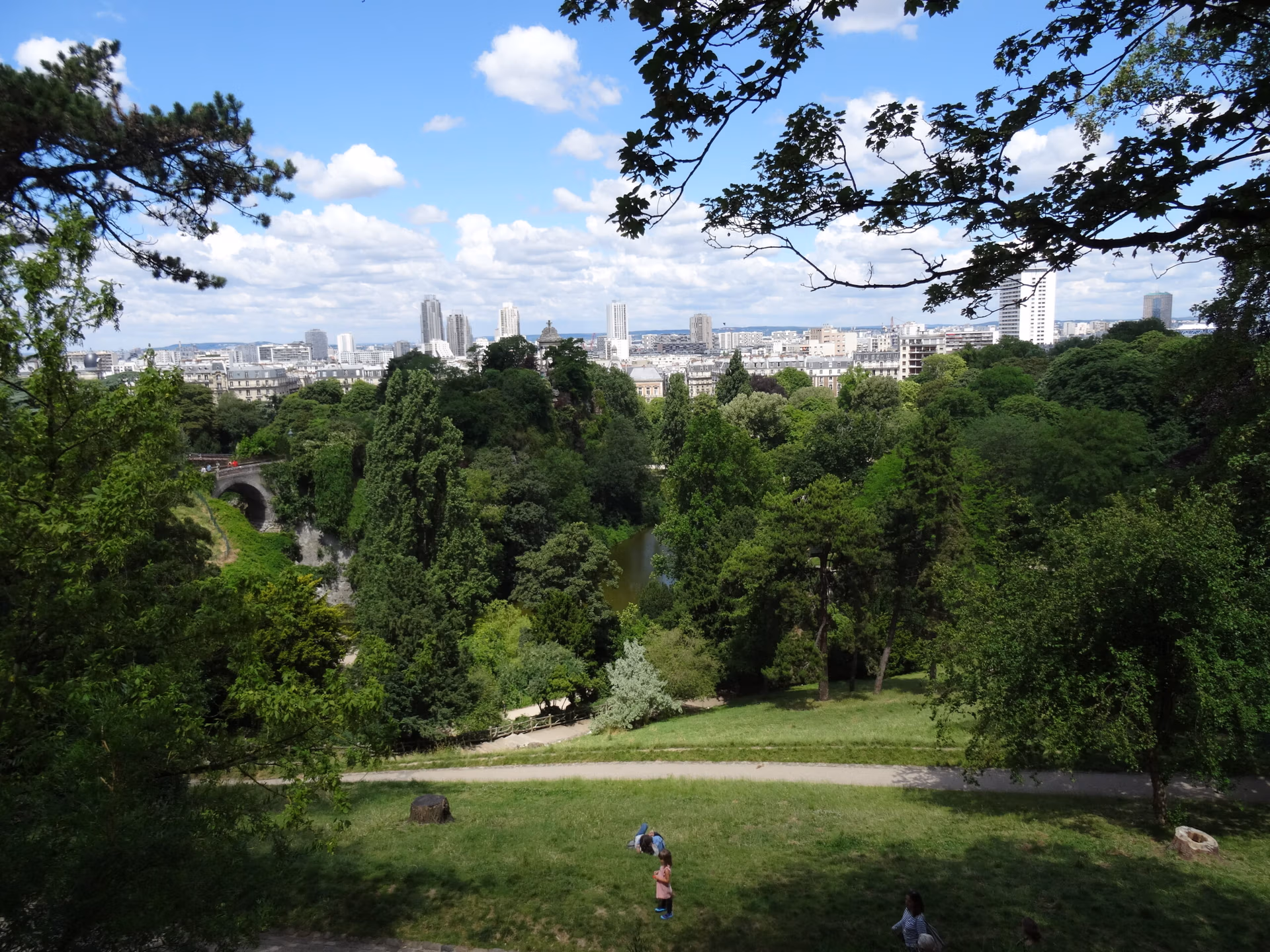 Paisaje en Parc des Buttes-Chaumont