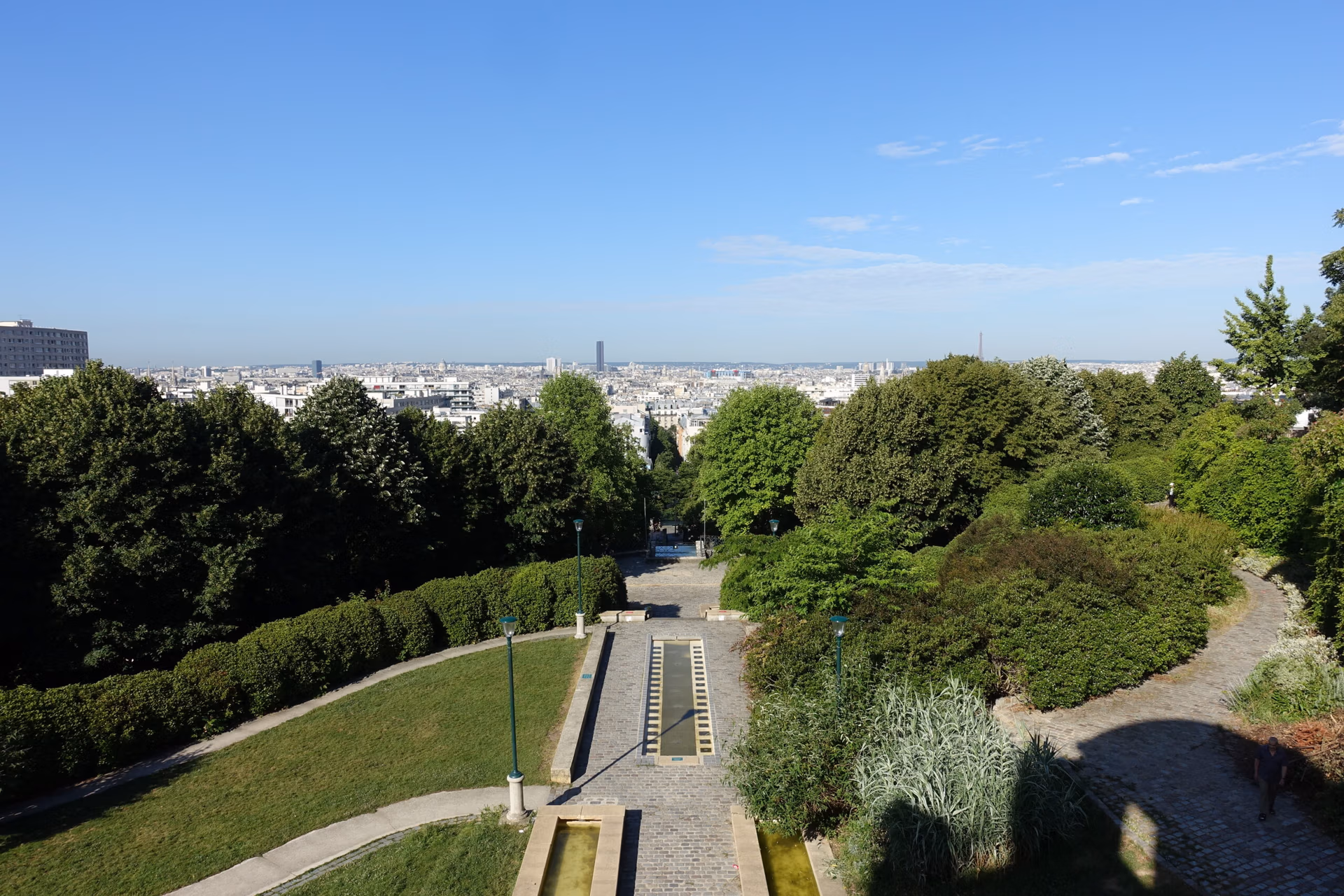 Vista de París desde Parc de Belleville
