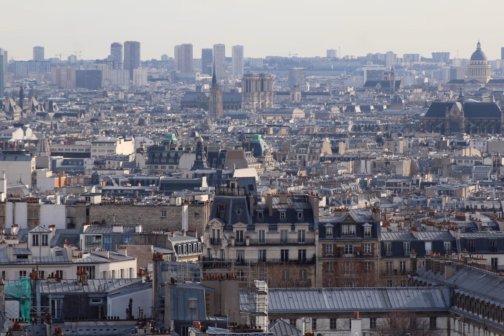 Vista de París desde Montmartre
