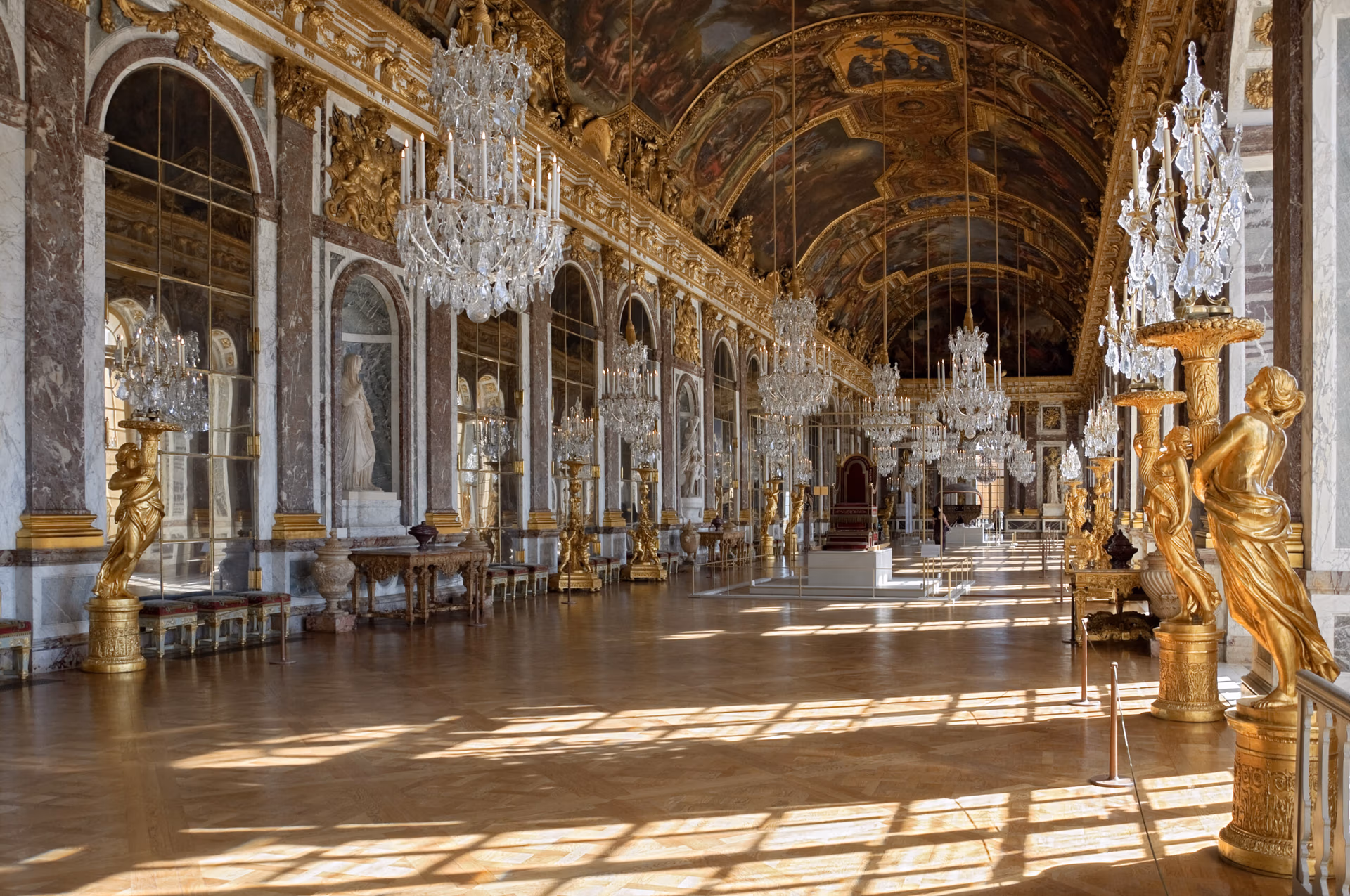 Galería de los Espejos en Château de Versailles